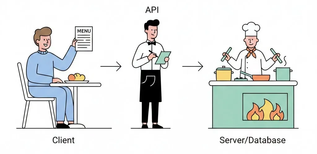 API restaurant analogy