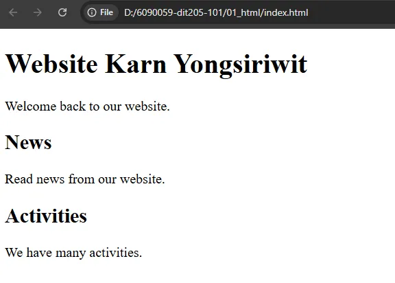 Heading and paragraph Heading and paragraph